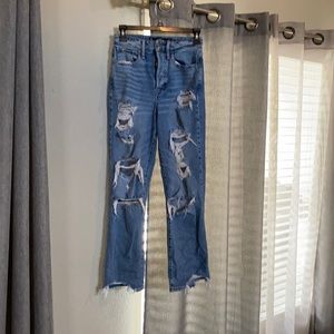 Hollister Jeans Ultra High-Rise Crop